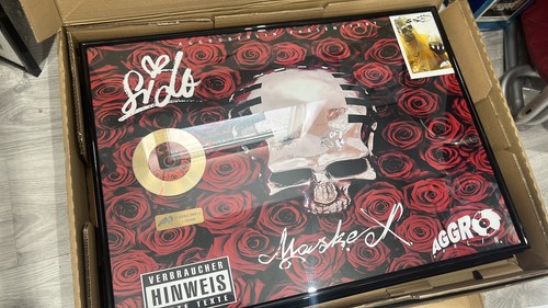 Sido*Goldplatte*Poster*Maske*U